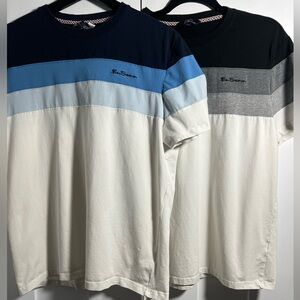 Ben Sherman Men’s Colorblock T-Shirts Bundle | Size Large